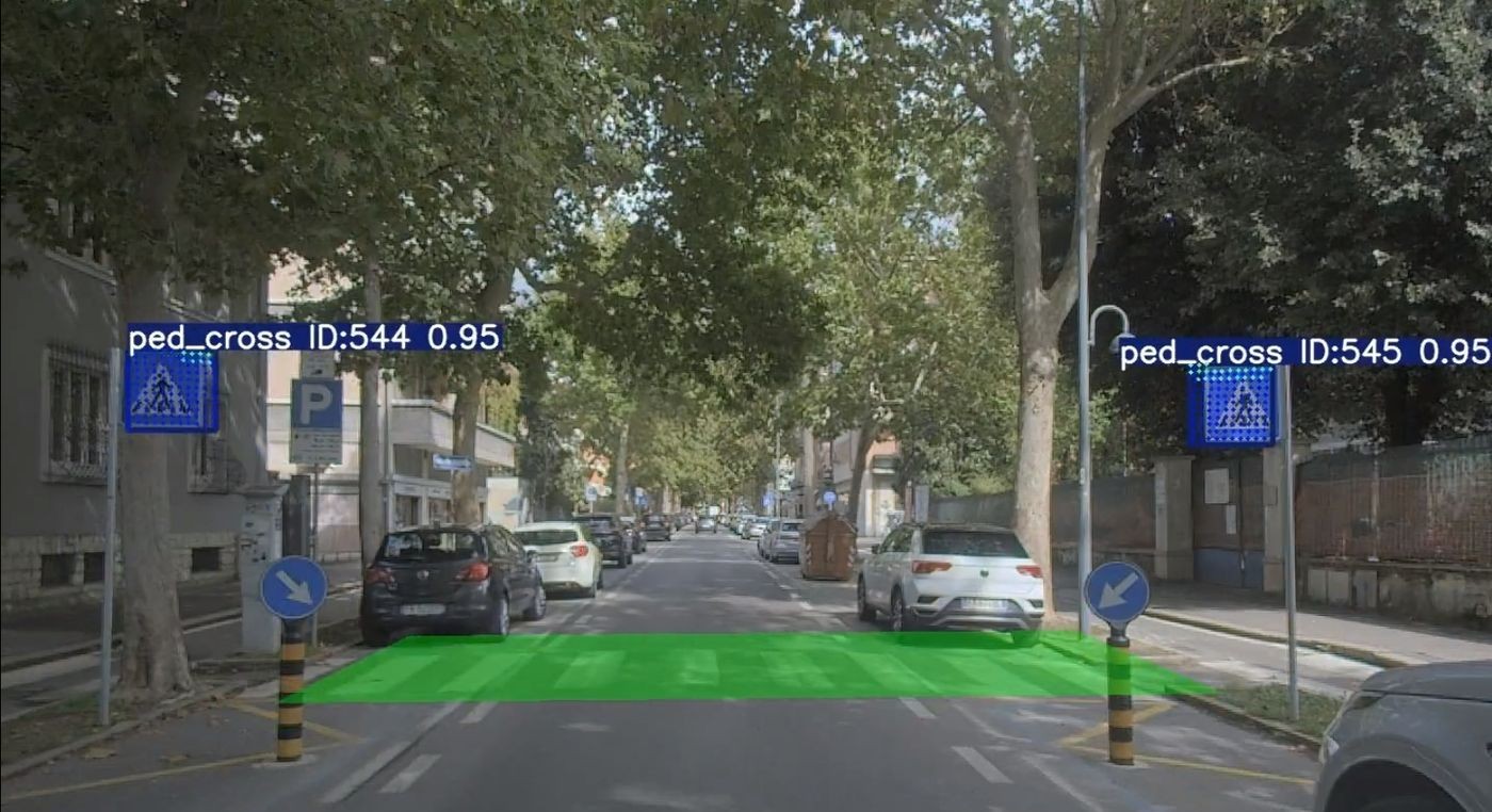 AIDA detection results on Italian roads